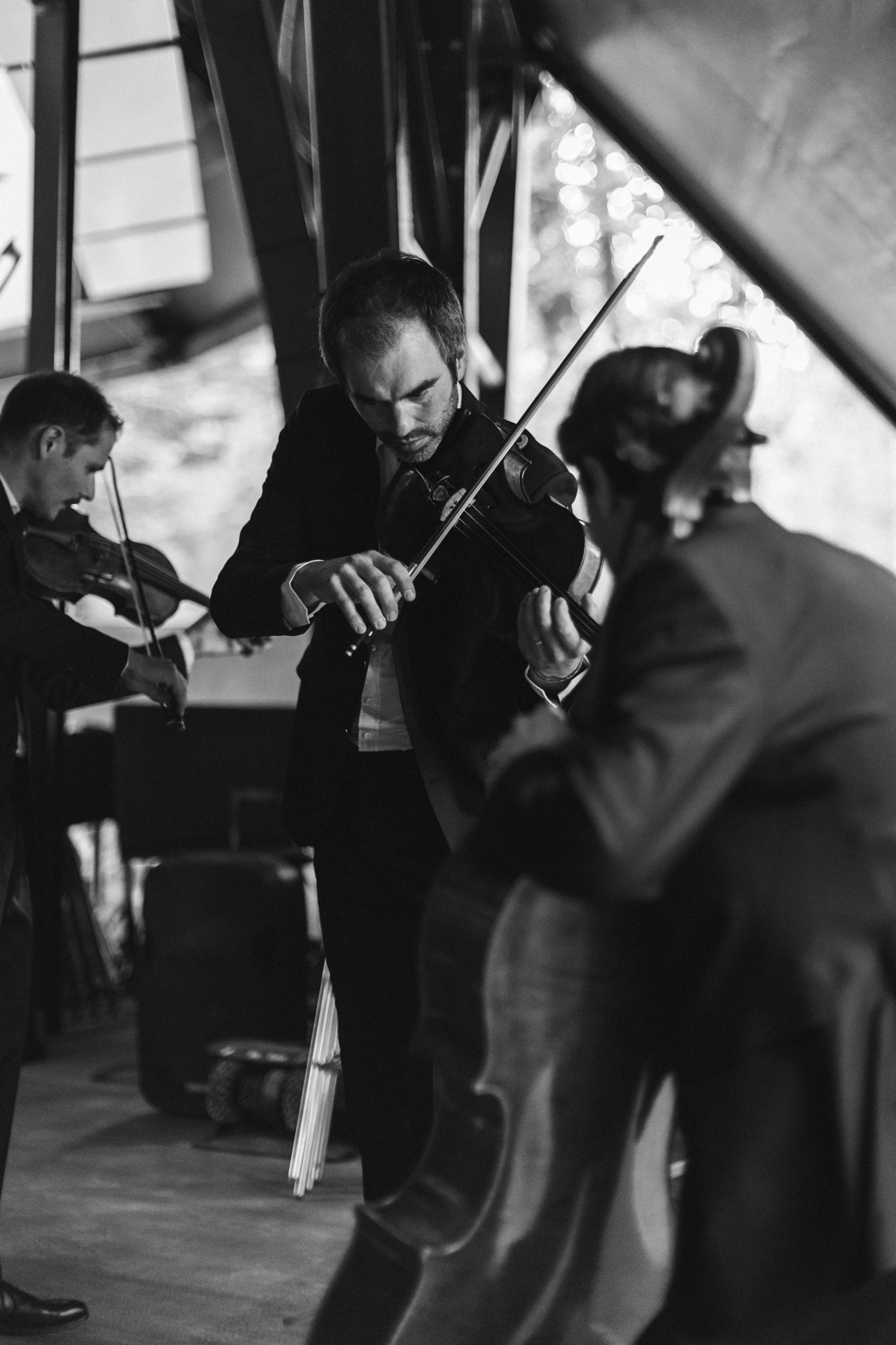 Le Quatuor Modigliani photographié par Valentine Chauvin au Festival de Piano de la Roque d'Anthéron en juillet 2024