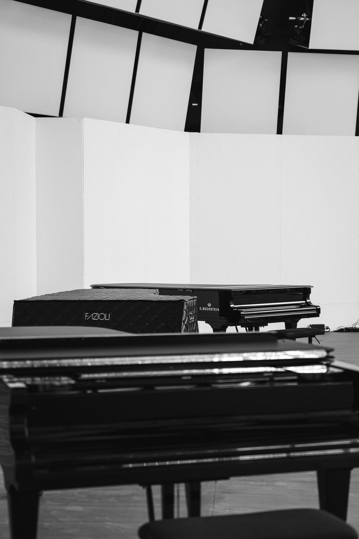 Le choix de piano Pianomobil, Steinway, Bechstein ou Fazioli ? Photographiée par Valentine Chauvin au Festival de Piano de la Roque d'Anthéron en juillet 2024