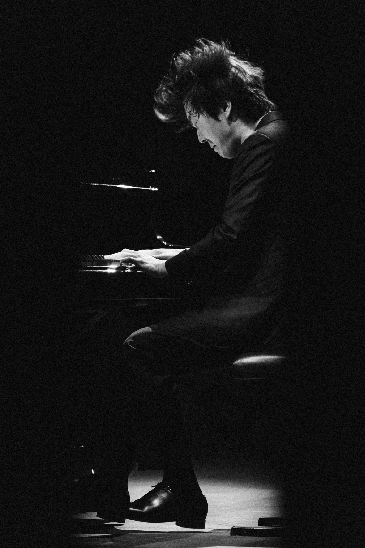 Le pianiste Seong-Jin Cho photographié par Valentine Chauvin au Festival de Piano de la Roque d'Anthéron en août 2024